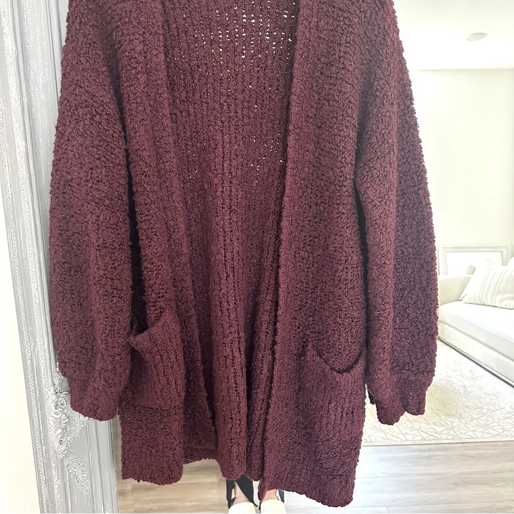 American Eagle Boucle Boyfriend Cardigan‎ XS - Picture 5 of 7